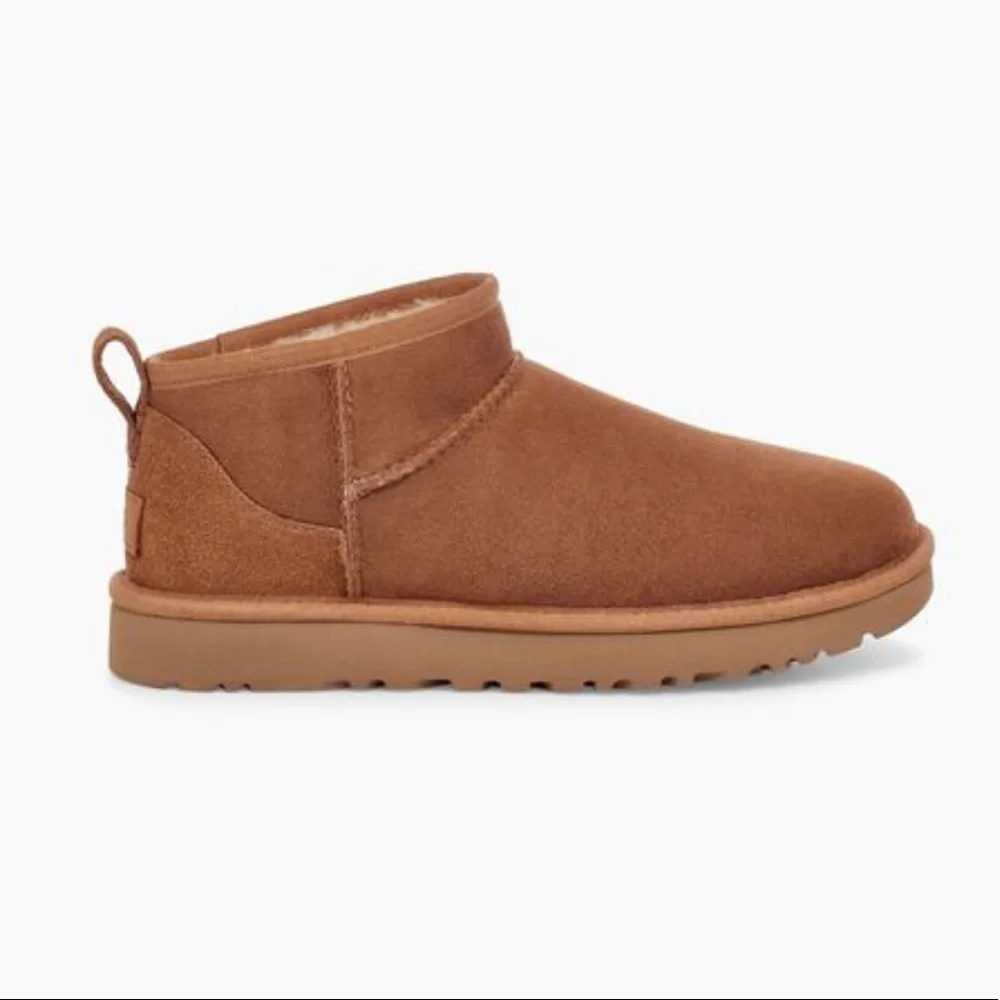 UGG ULTRA MINI CLASSIC BOOTS CHESTNUT NIB READY TO SHIP - Picture 6 of 11
